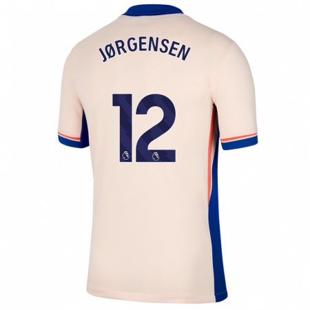 Kandiny Kinder Filip Jørgensen #12 Hellbeige Auswärtstrikot Trikot 2024/25 T-Shirt