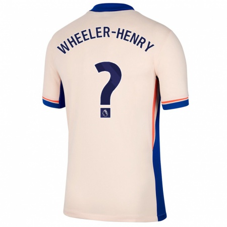 Kandiny Kinder Joseph Wheeler-Henry #0 Hellbeige Auswärtstrikot Trikot 2024/25 T-Shirt