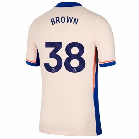 Kandiny Kinder Cerys Brown #38 Hellbeige Auswärtstrikot Trikot 2024/25 T-Shirt