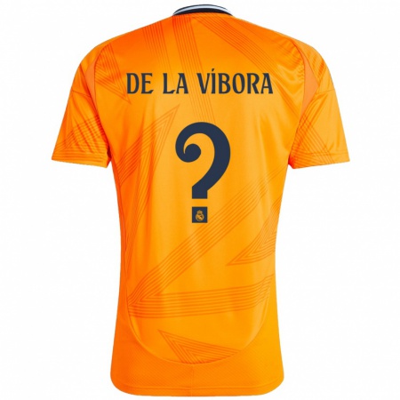 Kandiny Kinder David De La Víbora #0 Orange Auswärtstrikot Trikot 2024/25 T-Shirt