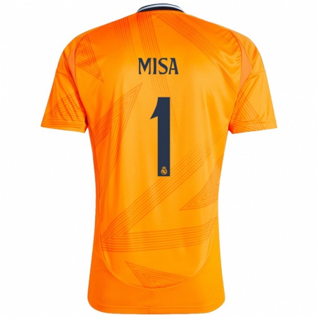 Kandiny Kinder Misa Rodríguez #1 Orange Auswärtstrikot Trikot 2024/25 T-Shirt