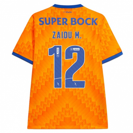 Kandiny Kinder Zaidu #12 Orange Auswärtstrikot Trikot 2024/25 T-Shirt