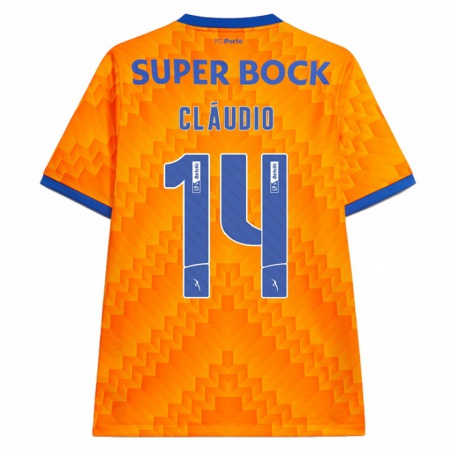 Kandiny Kinder Cláudio Ramos #14 Orange Auswärtstrikot Trikot 2024/25 T-Shirt