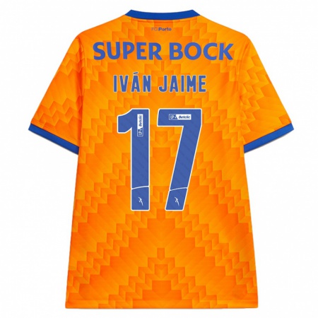 Kandiny Kinder Iván Jaime #17 Orange Auswärtstrikot Trikot 2024/25 T-Shirt