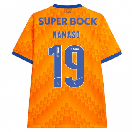 Kandiny Kinder Danny Namaso #19 Orange Auswärtstrikot Trikot 2024/25 T-Shirt