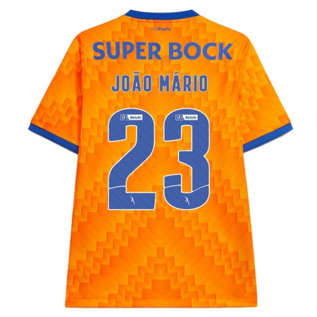 Kandiny Kinder João Mário #23 Orange Auswärtstrikot Trikot 2024/25 T-Shirt