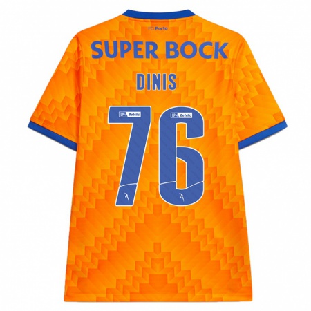 Kandiny Kinder Dinis #76 Orange Auswärtstrikot Trikot 2024/25 T-Shirt