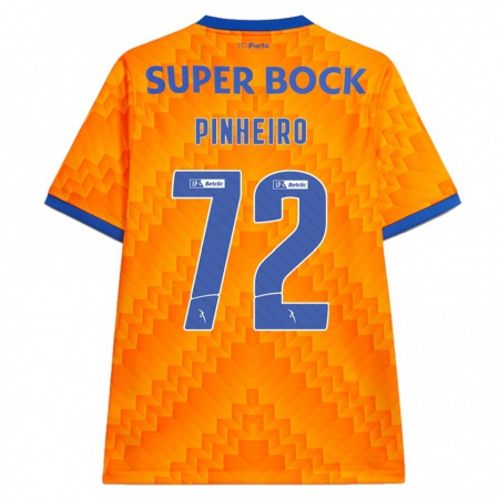 Kandiny Kinder Rodrigo Pinheiro #72 Orange Auswärtstrikot Trikot 2024/25 T-Shirt