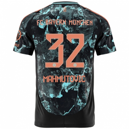 Kandiny Kinder Ena Mahmutovic #32 Schwarz Auswärtstrikot Trikot 2024/25 T-Shirt