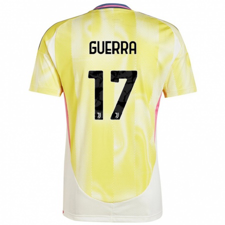 Kandiny Kinder Simone Guerra #17 Solargelb Auswärtstrikot Trikot 2024/25 T-Shirt