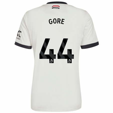 Kandiny Kinder Daniel Gore #44 Cremeweiß Ausweichtrikot Trikot 2024/25 T-Shirt