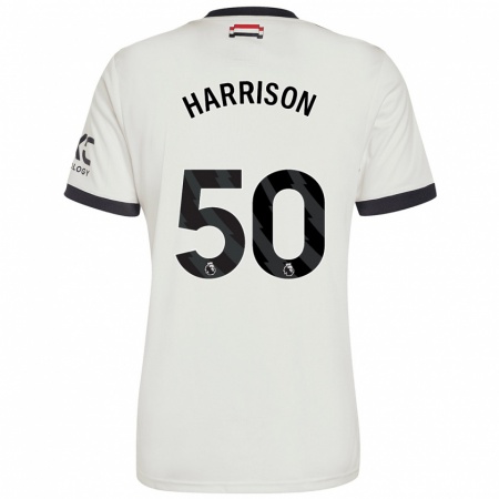 Kandiny Kinder Elyh Harrison #50 Cremeweiß Ausweichtrikot Trikot 2024/25 T-Shirt