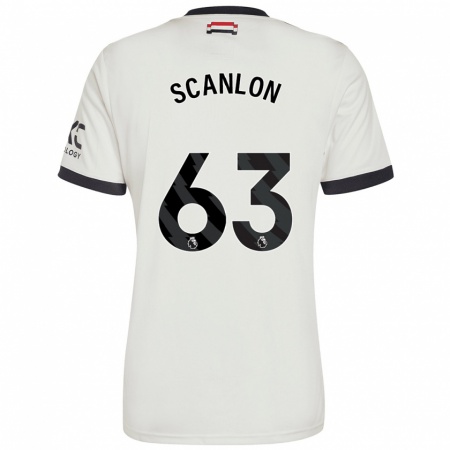 Kandiny Kinder James Scanlon #63 Cremeweiß Ausweichtrikot Trikot 2024/25 T-Shirt