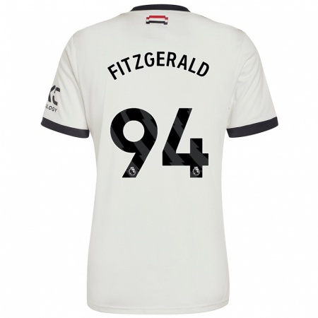 Kandiny Kinder Jayce Fitzgerald #94 Cremeweiß Ausweichtrikot Trikot 2024/25 T-Shirt