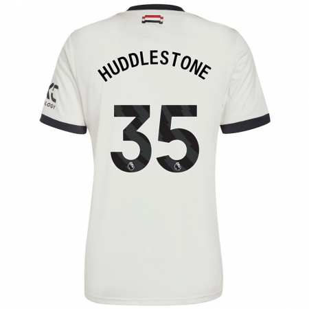 Kandiny Kinder Tom Huddlestone #35 Cremeweiß Ausweichtrikot Trikot 2024/25 T-Shirt