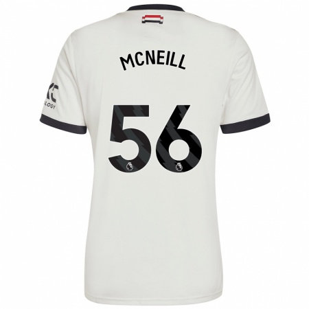 Kandiny Kinder Charlie Mcneill #56 Cremeweiß Ausweichtrikot Trikot 2024/25 T-Shirt