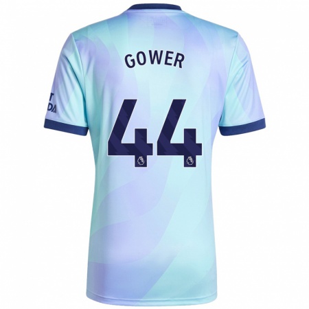 Kandiny Kinder Jimi Gower #44 Aquamarin Ausweichtrikot Trikot 2024/25 T-Shirt