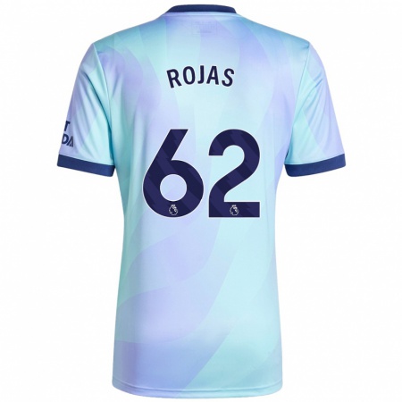 Kandiny Kinder Alexei Rojas #62 Aquamarin Ausweichtrikot Trikot 2024/25 T-Shirt