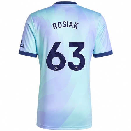 Kandiny Kinder Michal Rosiak #63 Aquamarin Ausweichtrikot Trikot 2024/25 T-Shirt