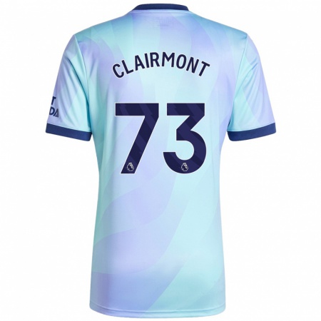 Kandiny Kinder Reece Clairmont #73 Aquamarin Ausweichtrikot Trikot 2024/25 T-Shirt