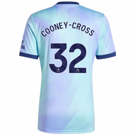 Kandiny Kinder Kyra Cooney-Cross #32 Aquamarin Ausweichtrikot Trikot 2024/25 T-Shirt