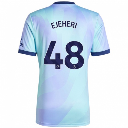 Kandiny Kinder Ovie Ejeheri #48 Aquamarin Ausweichtrikot Trikot 2024/25 T-Shirt