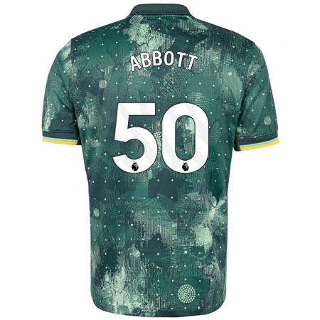 Kandiny Kinder George Abbott #50 Mintgrün Ausweichtrikot Trikot 2024/25 T-Shirt