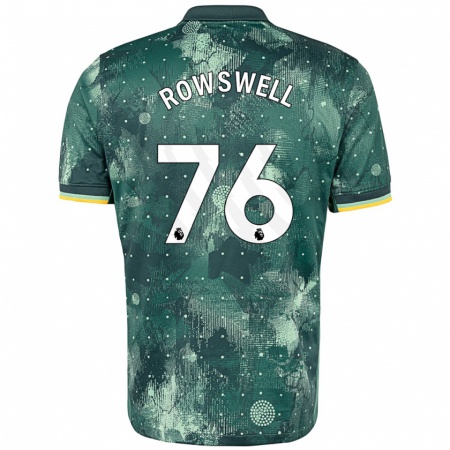 Kandiny Kinder James Rowswell #76 Mintgrün Ausweichtrikot Trikot 2024/25 T-Shirt