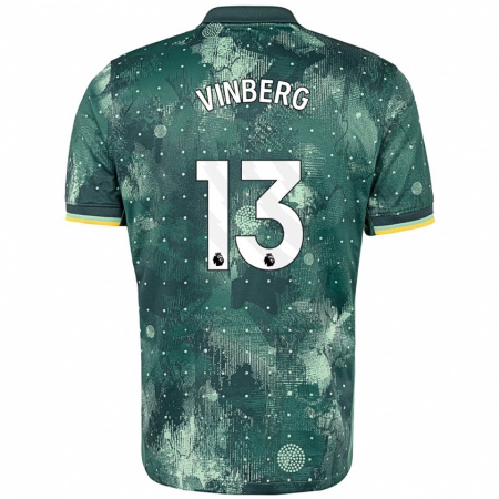 Kandiny Kinder Matilda Vinberg #13 Mintgrün Ausweichtrikot Trikot 2024/25 T-Shirt