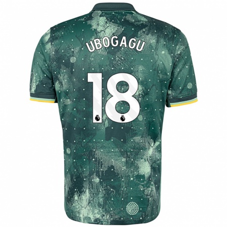 Kandiny Kinder Chioma Ubogagu #18 Mintgrün Ausweichtrikot Trikot 2024/25 T-Shirt