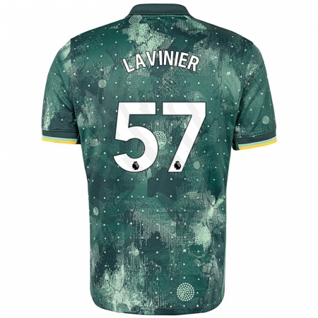 Kandiny Kinder Marcel Lavinier #57 Mintgrün Ausweichtrikot Trikot 2024/25 T-Shirt