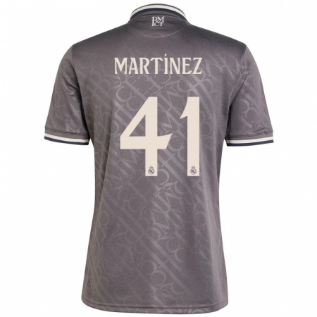 Kandiny Kinder Joan Martínez #41 Anthrazit Ausweichtrikot Trikot 2024/25 T-Shirt