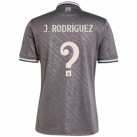 Kandiny Kinder Juan Rodríguez #0 Anthrazit Ausweichtrikot Trikot 2024/25 T-Shirt