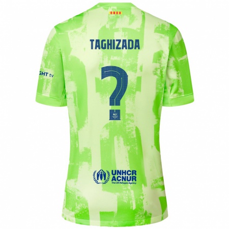 Kandiny Kinder Eldar Taghizada #0 Limettengrün Ausweichtrikot Trikot 2024/25 T-Shirt