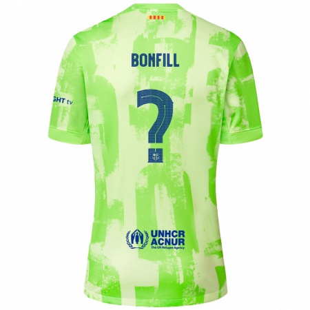 Kandiny Kinder Max Bonfill #0 Limettengrün Ausweichtrikot Trikot 2024/25 T-Shirt