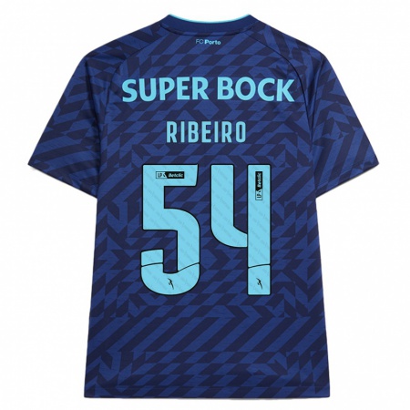 Kandiny Kinder António Ribeiro #54 Marineblau Ausweichtrikot Trikot 2024/25 T-Shirt