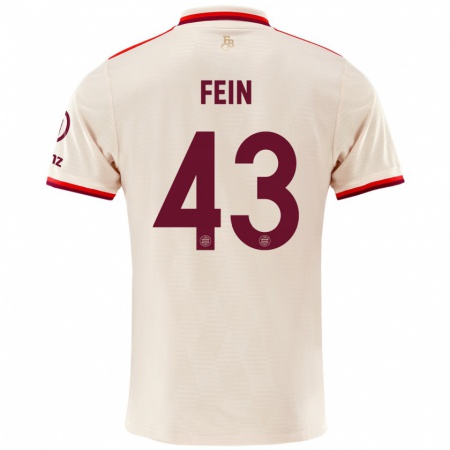 Kandiny Kinder Adrian Fein #43 Leinen Ausweichtrikot Trikot 2024/25 T-Shirt