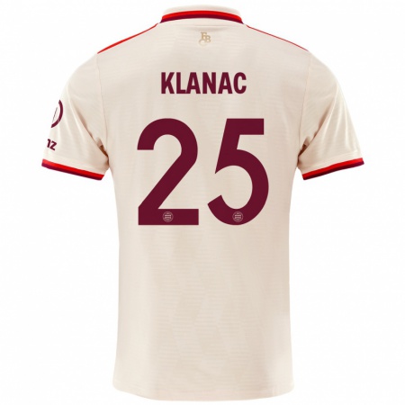 Kandiny Kinder Luka Klanac #25 Leinen Ausweichtrikot Trikot 2024/25 T-Shirt