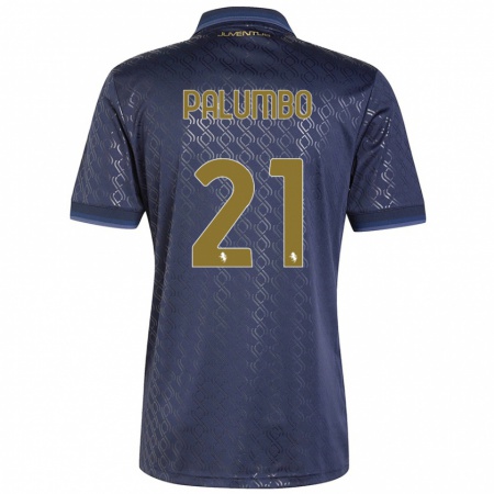 Kandiny Kinder Martin Palumbo #21 Marineblau Ausweichtrikot Trikot 2024/25 T-Shirt