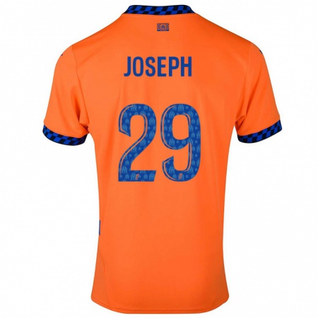 Kandiny Kinder Darlina Joseph #29 Orange Dunkelblau Ausweichtrikot Trikot 2024/25 T-Shirt