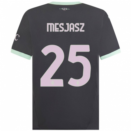 Kandiny Kinder Małgorzata Mesjasz #25 Grau Ausweichtrikot Trikot 2024/25 T-Shirt