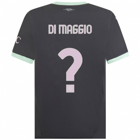 Kandiny Kinder Simone Di Maggio #0 Grau Ausweichtrikot Trikot 2024/25 T-Shirt