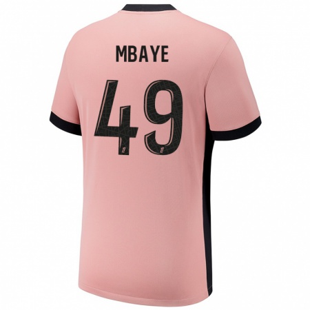 Kandiny Kinder Ibrahim Mbaye #49 Rostros Ausweichtrikot Trikot 2024/25 T-Shirt