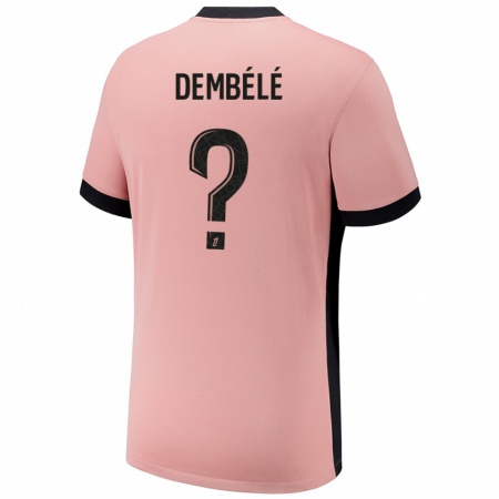 Kandiny Kinder Omar Dembélé #0 Rostros Ausweichtrikot Trikot 2024/25 T-Shirt