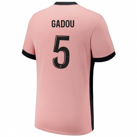 Kandiny Kinder Joane Gadou #5 Rostros Ausweichtrikot Trikot 2024/25 T-Shirt