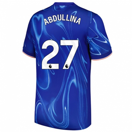 Kandiny Herren Alsu Abdullina #27 Blau Weiß Heimtrikot Trikot 2024/25 T-Shirt