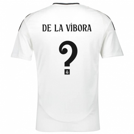 Kandiny Herren David De La Víbora #0 Weiß Heimtrikot Trikot 2024/25 T-Shirt