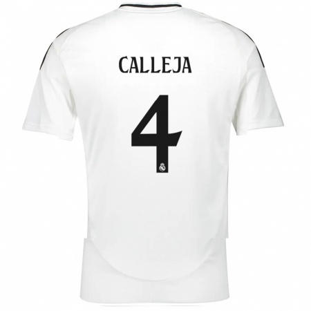 Kandiny Herren Jaime Calleja #4 Weiß Heimtrikot Trikot 2024/25 T-Shirt