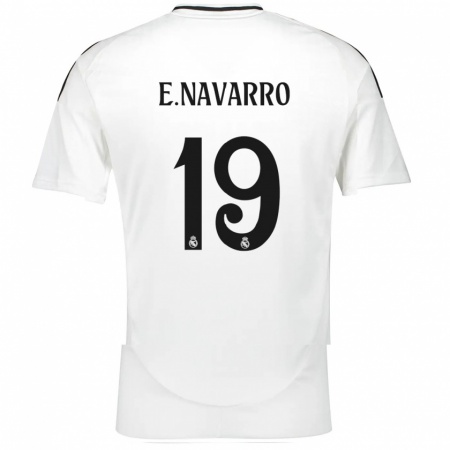 Kandiny Herren Eva Navarro #19 Weiß Heimtrikot Trikot 2024/25 T-Shirt