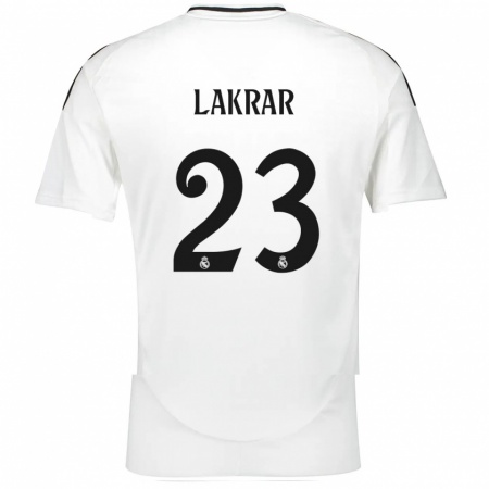 Kandiny Herren Maëlle Lakrar #23 Weiß Heimtrikot Trikot 2024/25 T-Shirt